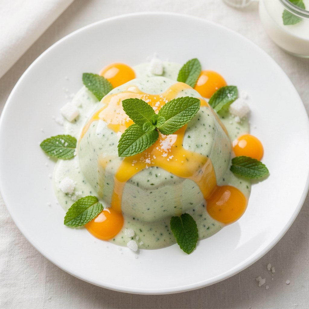 Krem angielski miętowy