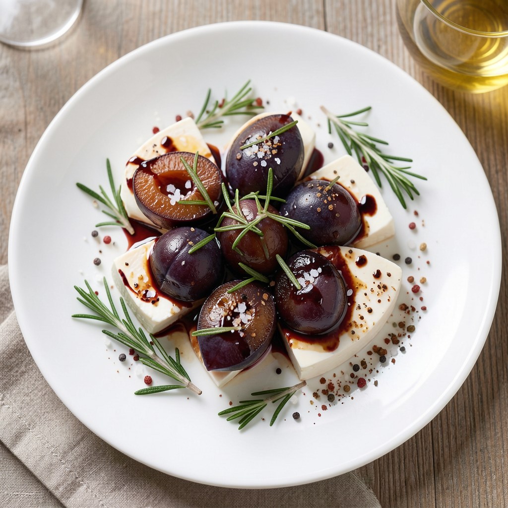 Śliwki w ziołowym occie