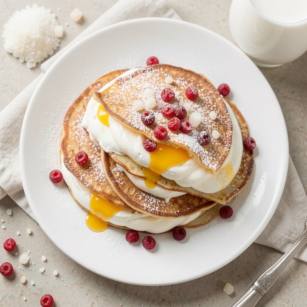 Naleśniki z Serem i Rodzynkami