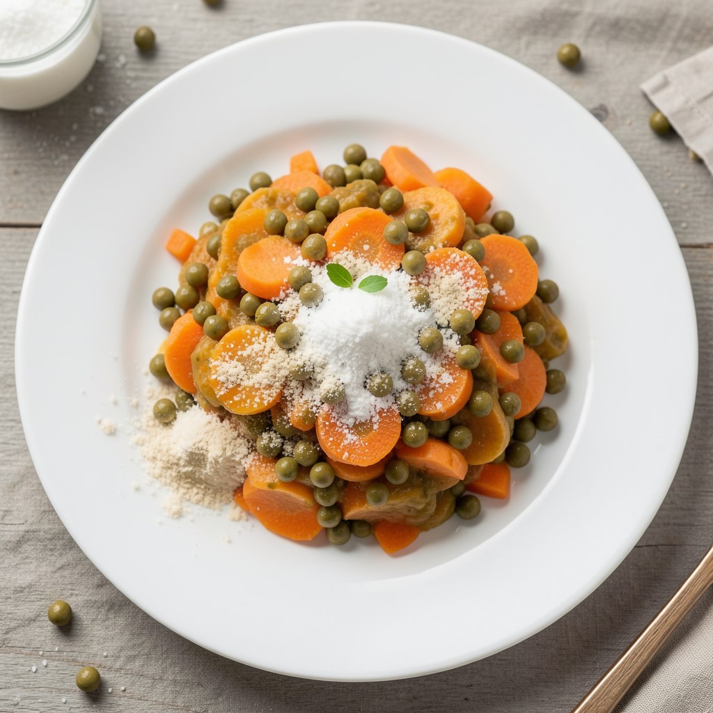 Marchewka z groszkiem
