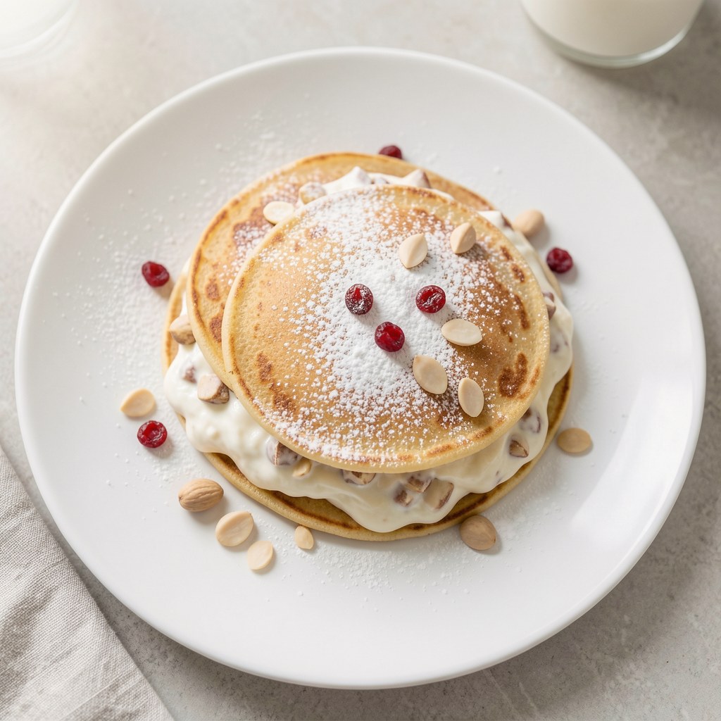 Placki z masą migdałową