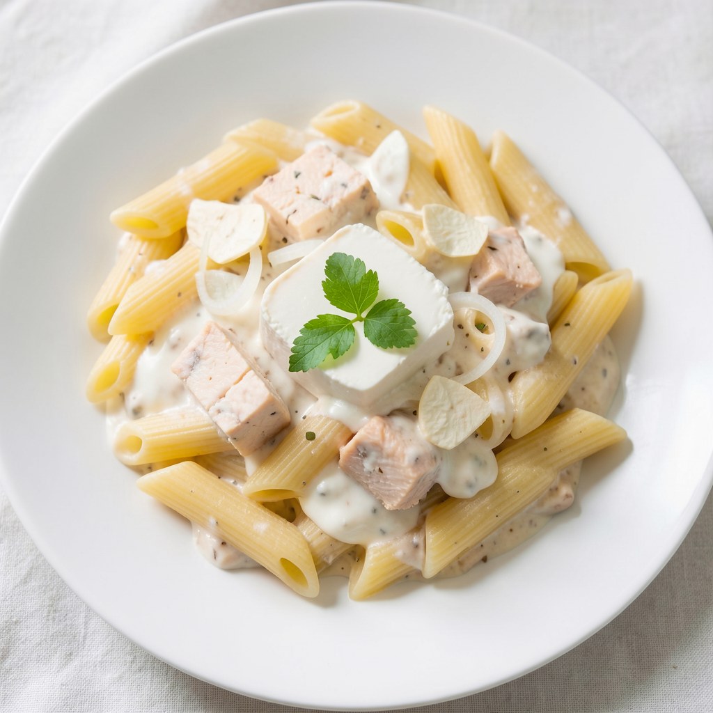 Makaron Eli z sosem tuńczykowym