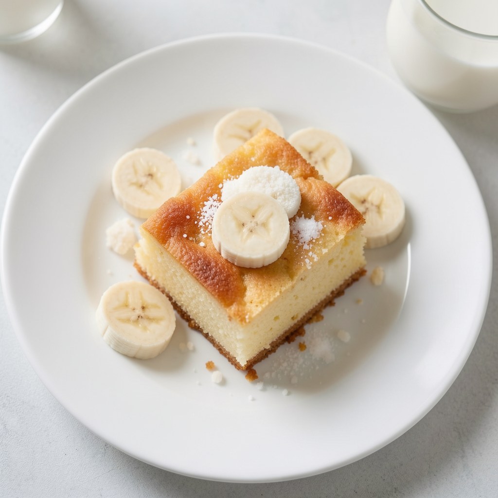 Budyń waniliowy z bananami