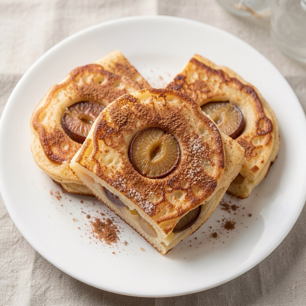 Śliwki świeże w cięście naleśnikowym