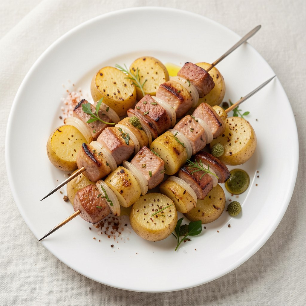 ziemniaczany szaszłyk