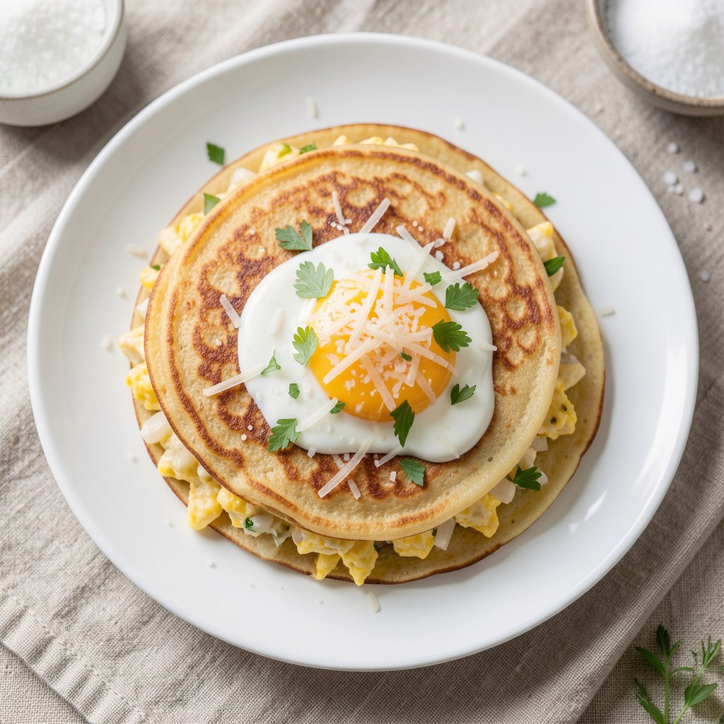 Naleśniki z farszem jajecznym