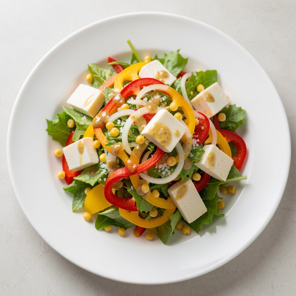 Sałatka z papryki i sera