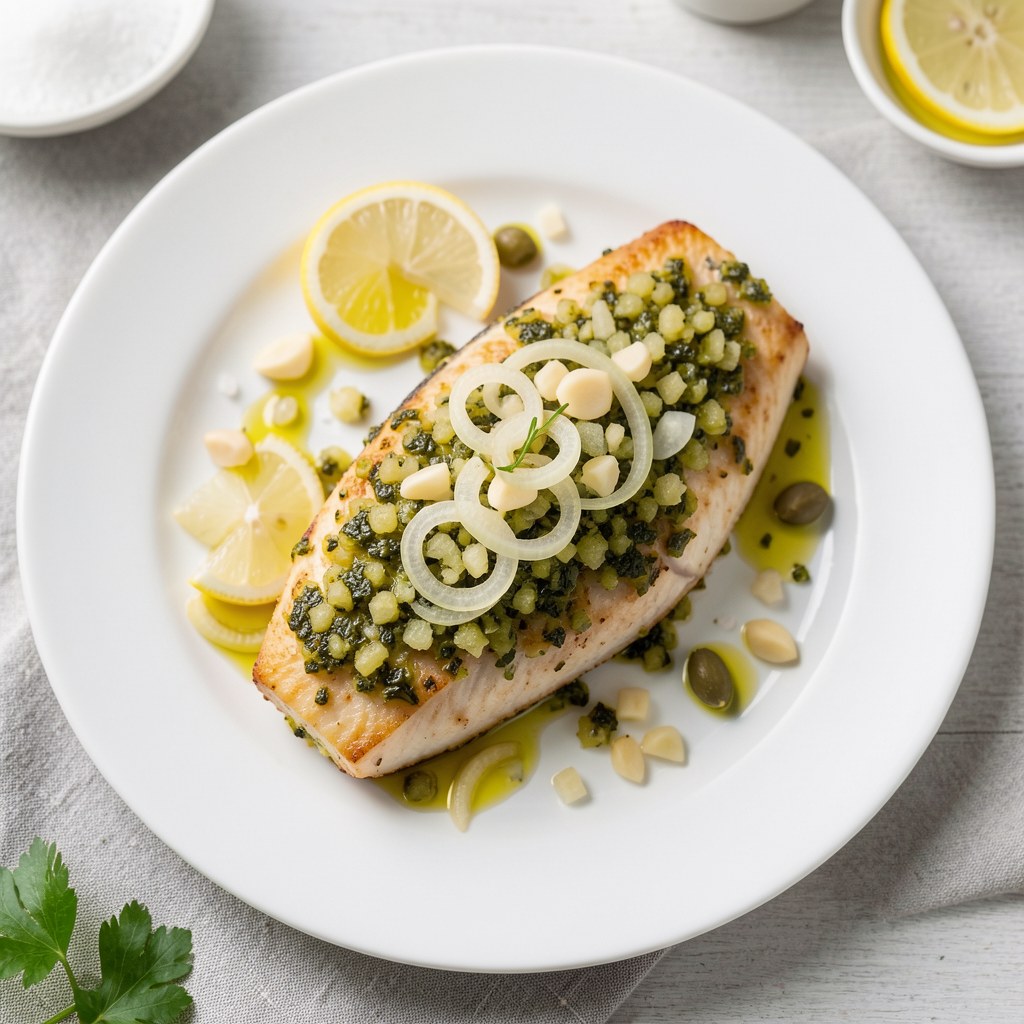 Dorszcz zapiekany z tartym chrzanem