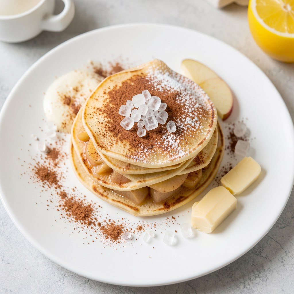 Szarlotka w naleśnikach na maślance