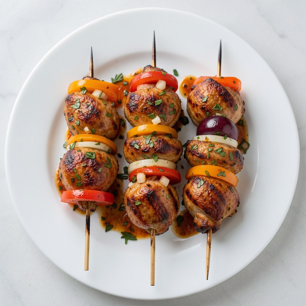 Argentyńskie szaszłyki z kurczaka