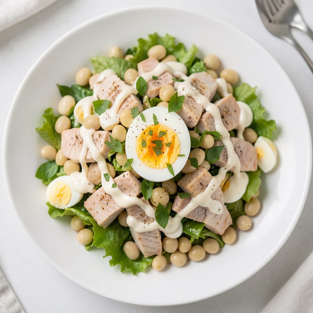 Sałatka ze śledzi i fasoli