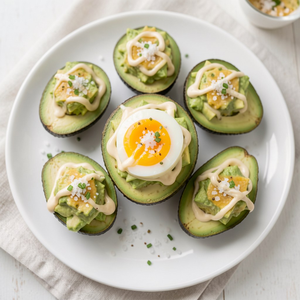 Jaja faszerowane awokado