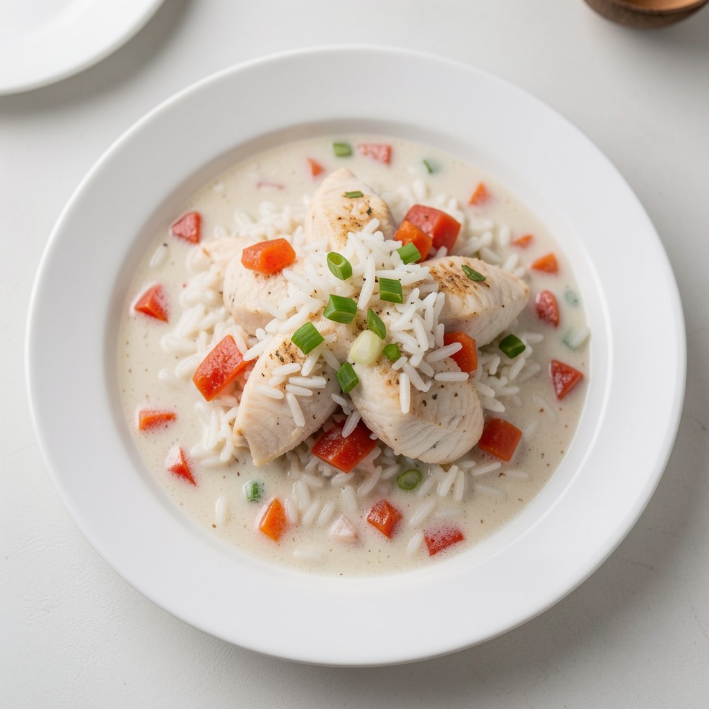 Ryż kokosowy z dorszem