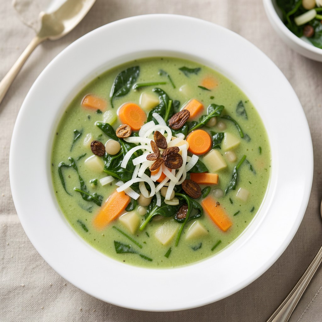 Zielona zupa dla karmiącej Mamy :-)