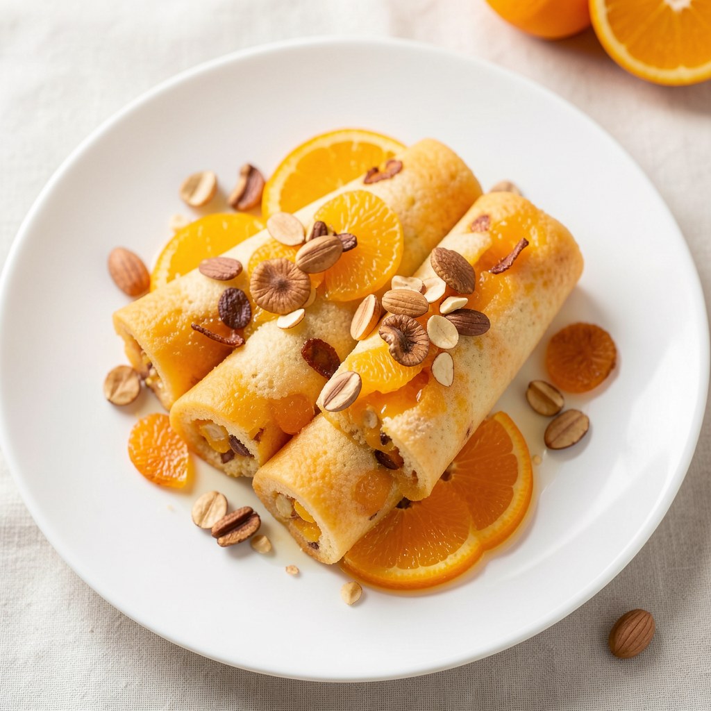 Ciasteczka pomarańczowo - żrawinowe