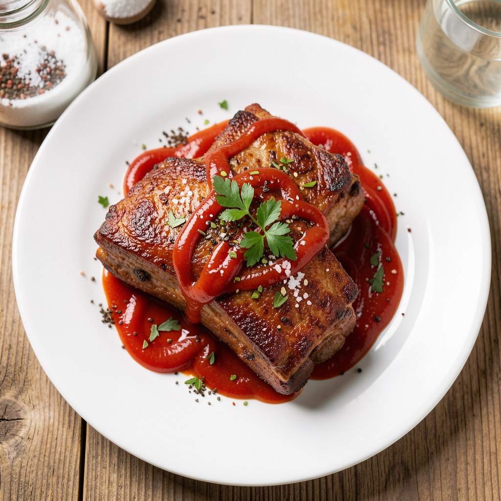 Żeberka w pikantnej marynacie