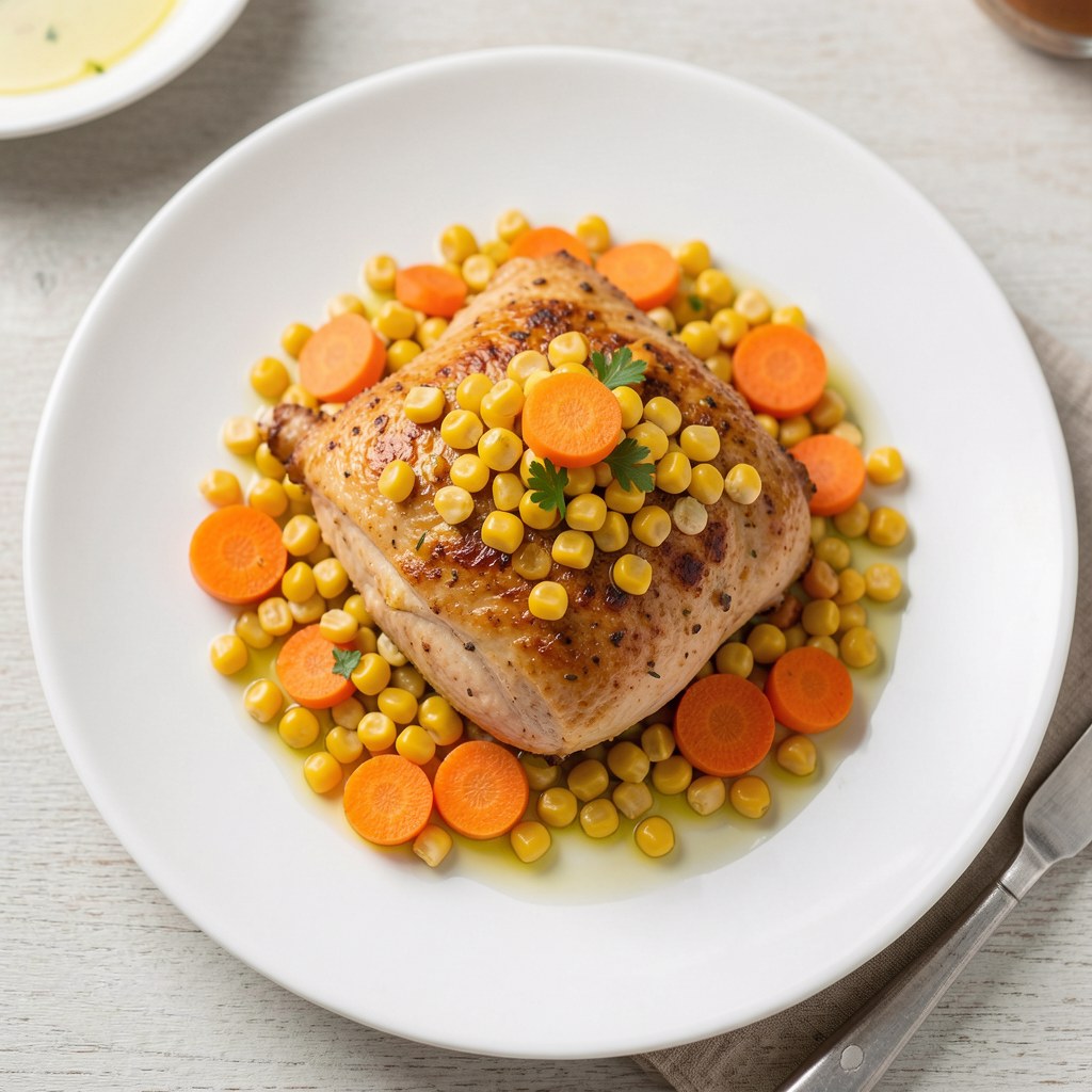 Kurczak z kukurydzą