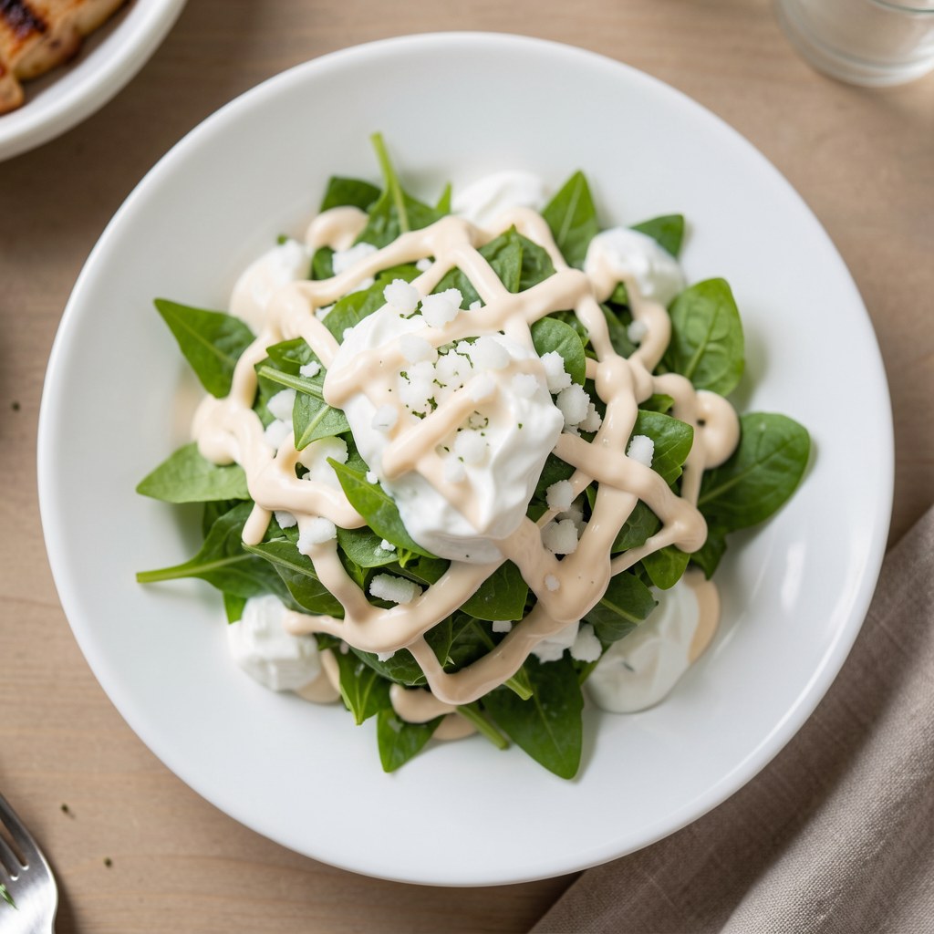 Sałata w sosie chrzanowym