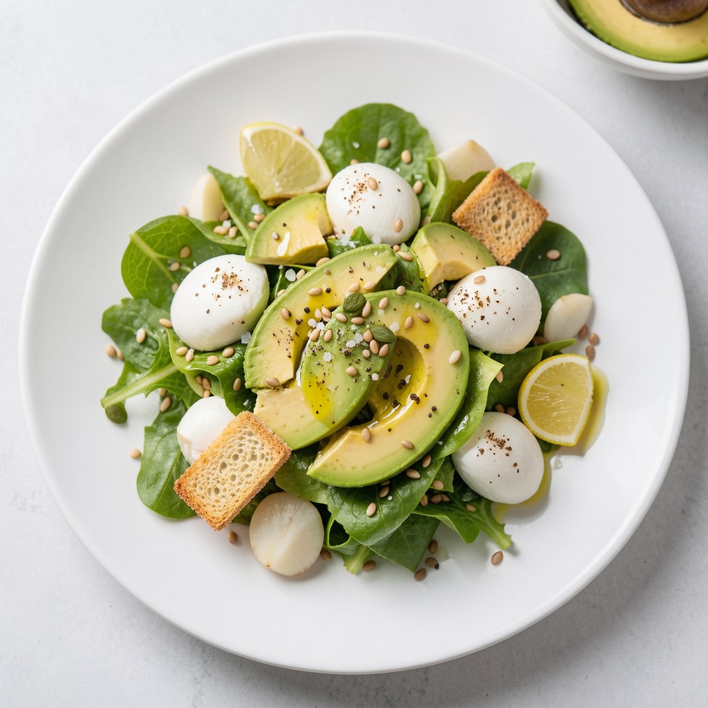 sałatka z awokado