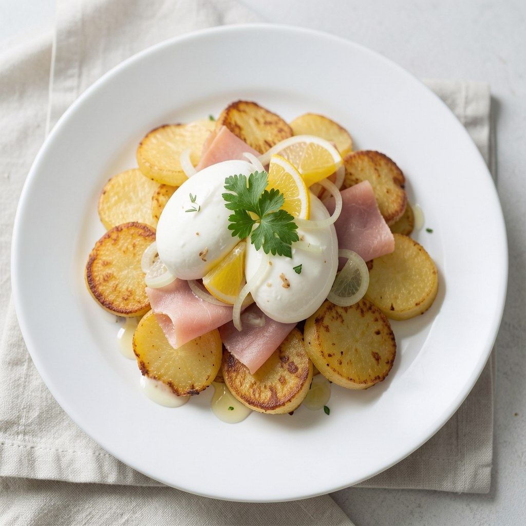 Ziemniaki smażone sałatkowo