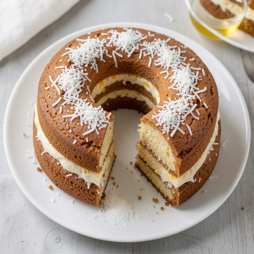 Kokosowo-makowa babka