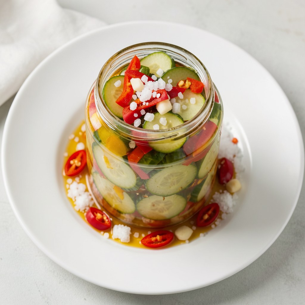 Meksykańskie ogórki ze słoika