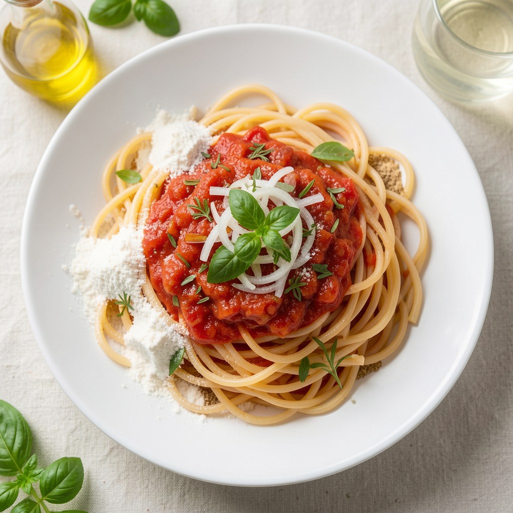 Szybki sos pomidorowy do spaghetti