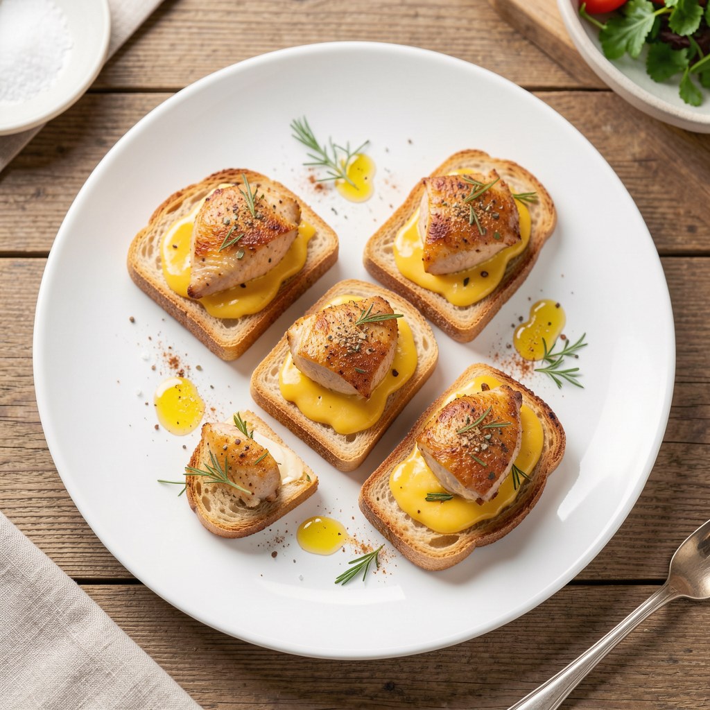 Kanapeczki z kurczakiem