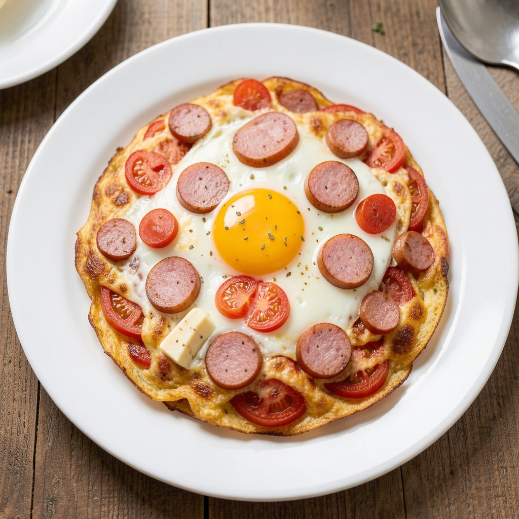 Jajecznica z pomidorami