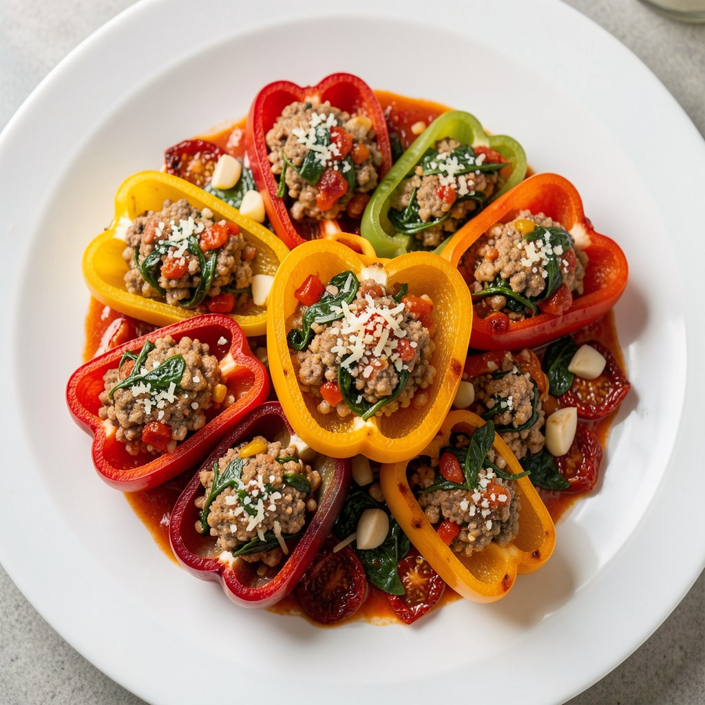 Faszerowana papryka we wloskim stylu.