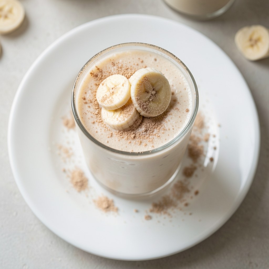 lekki bananowy napój