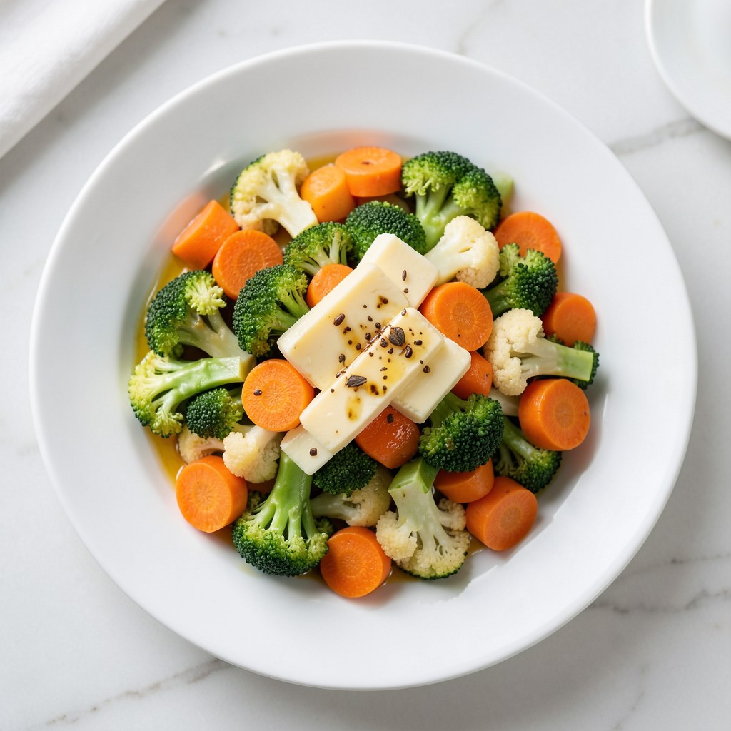 bukiet warzyw w sosie