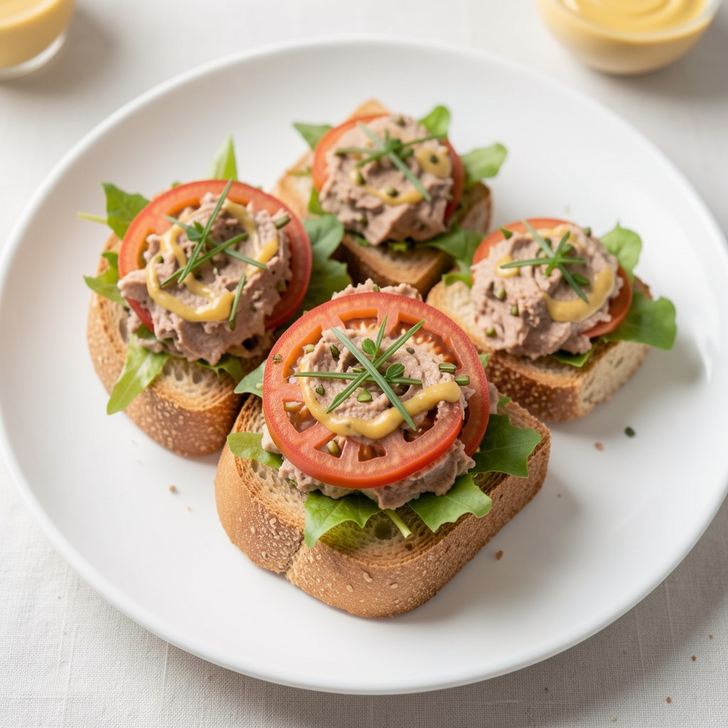 Kanapka z pastą z pasztetu