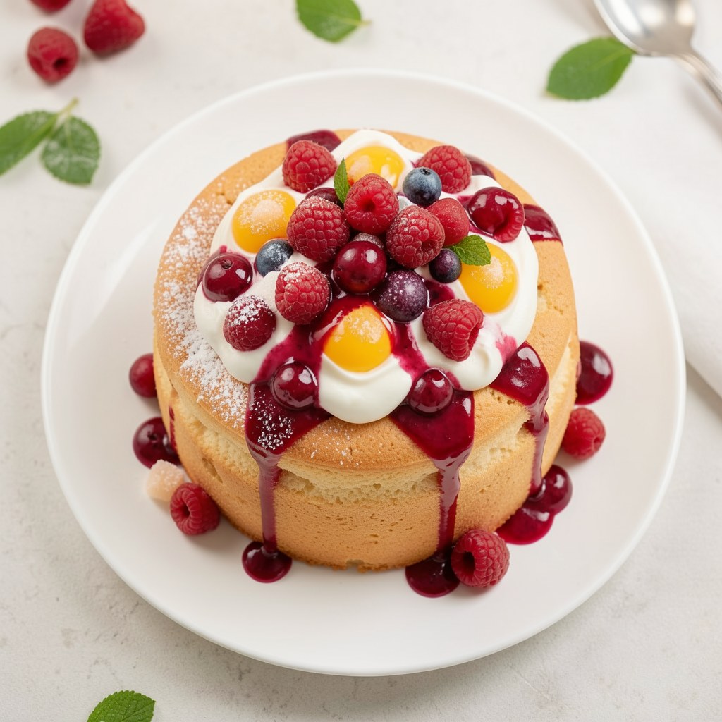 Torcik mocno owocowy