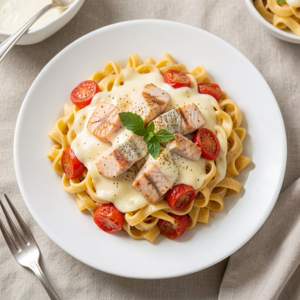 Pasta musztardowa z makrelą