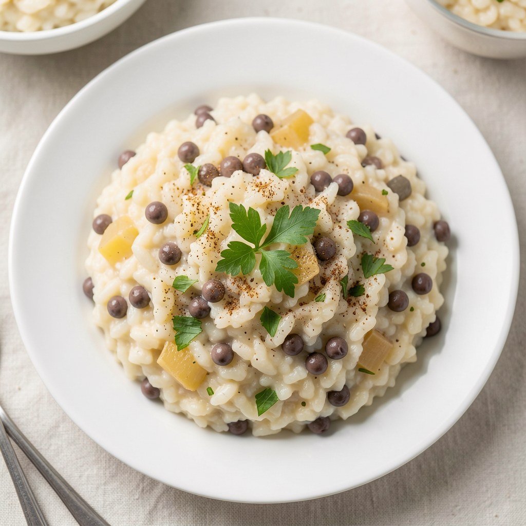 Risotto z parówkami