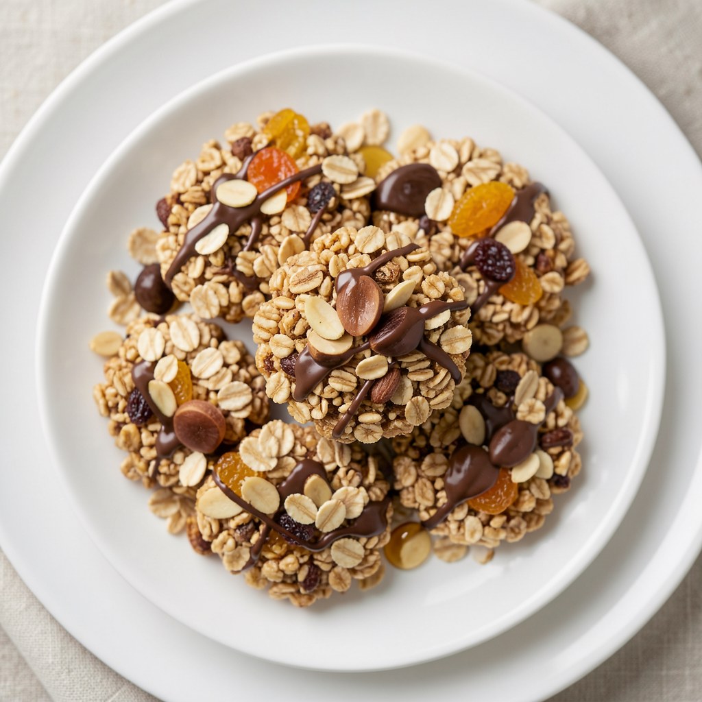 Ciasteczka owsiane z miodem