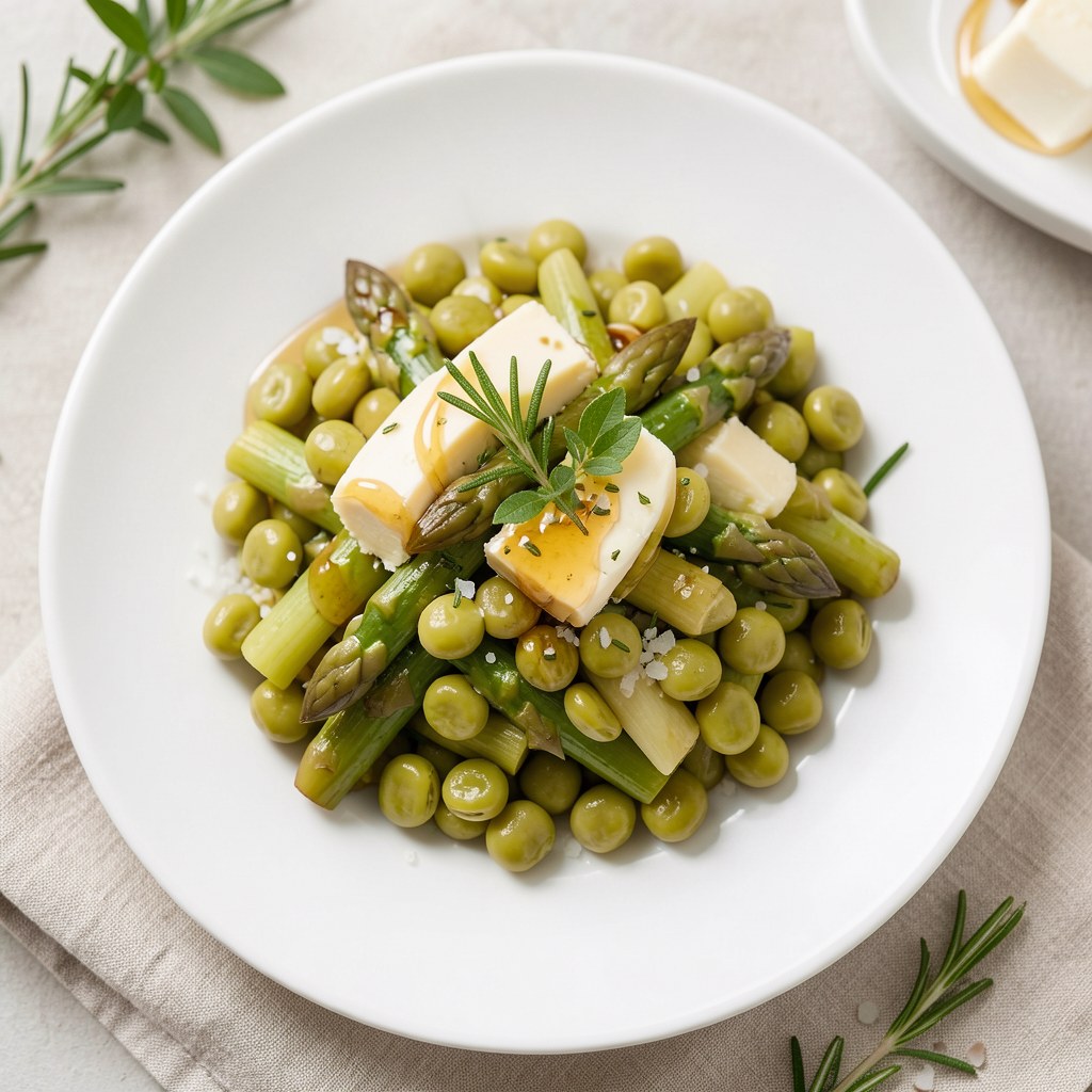 Fasolka szparagowa z miodem, rozmarynem i tymiankiem