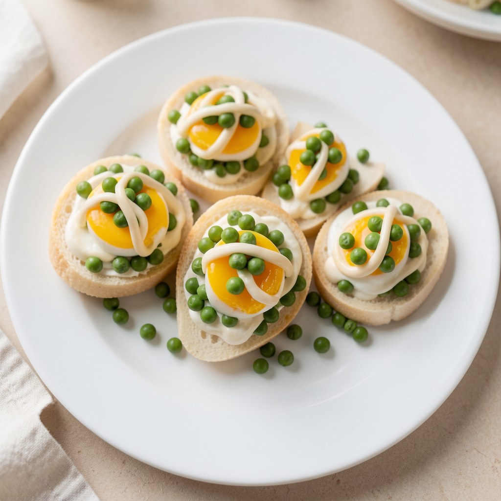 Jajka faszerowane groszkiem