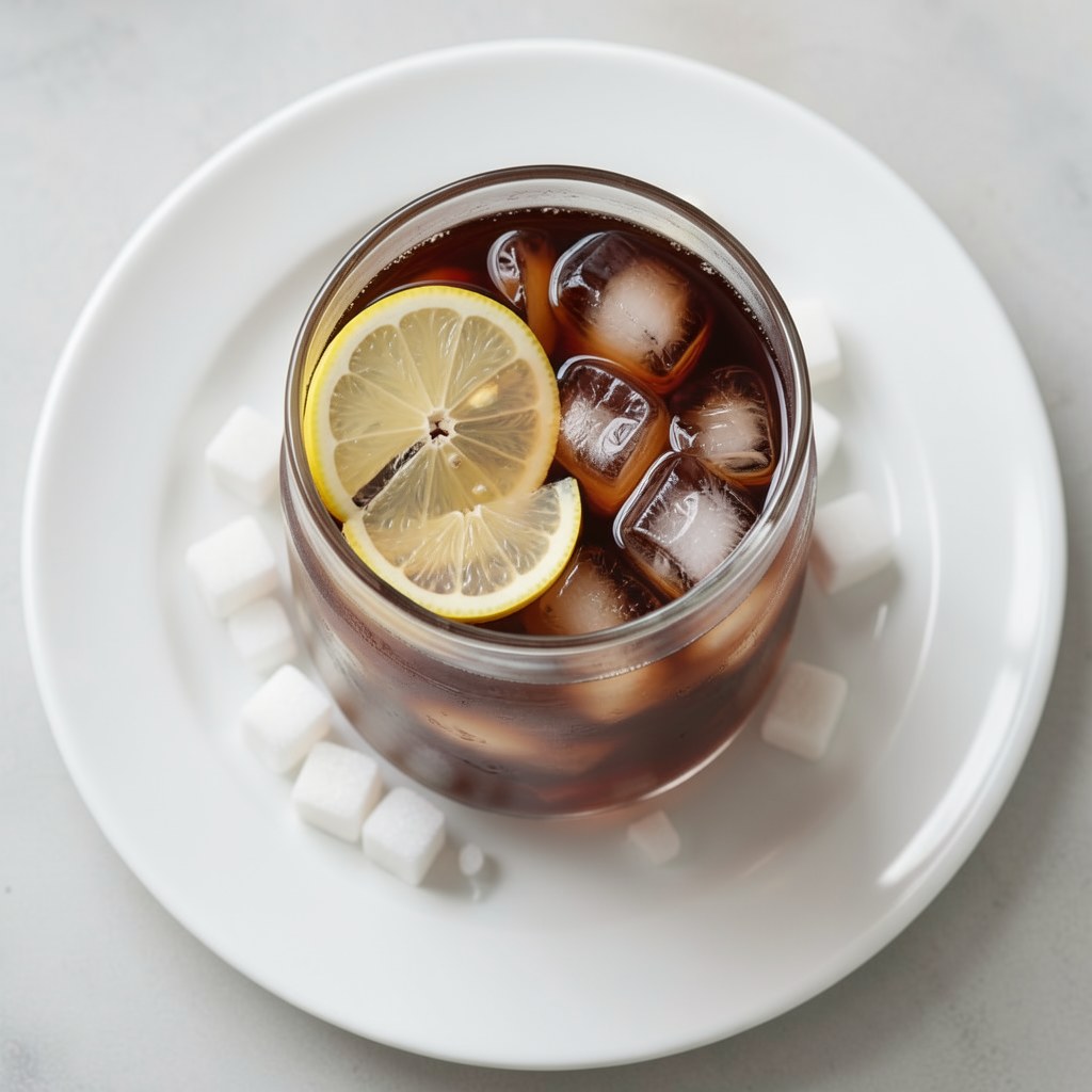 ice tea - mrożona herbata z cytryną