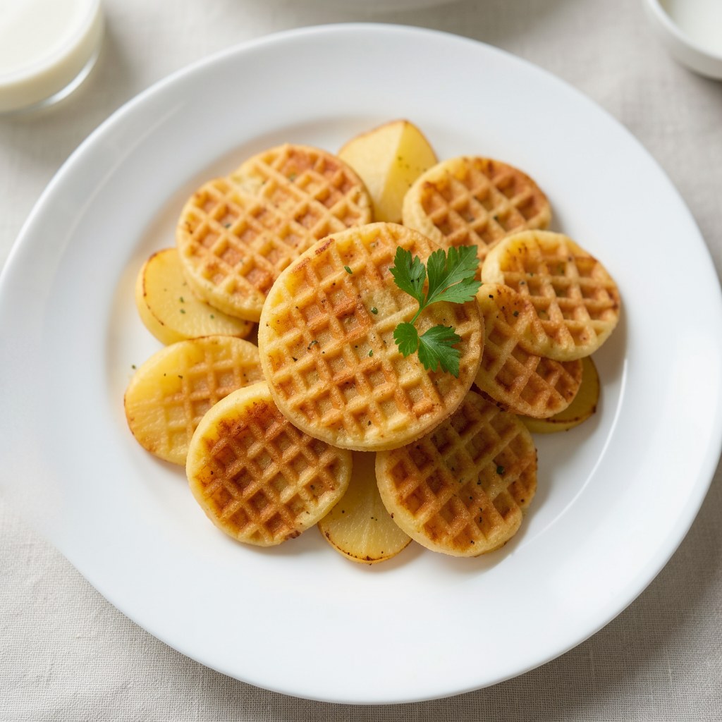 pommes gaufrettes