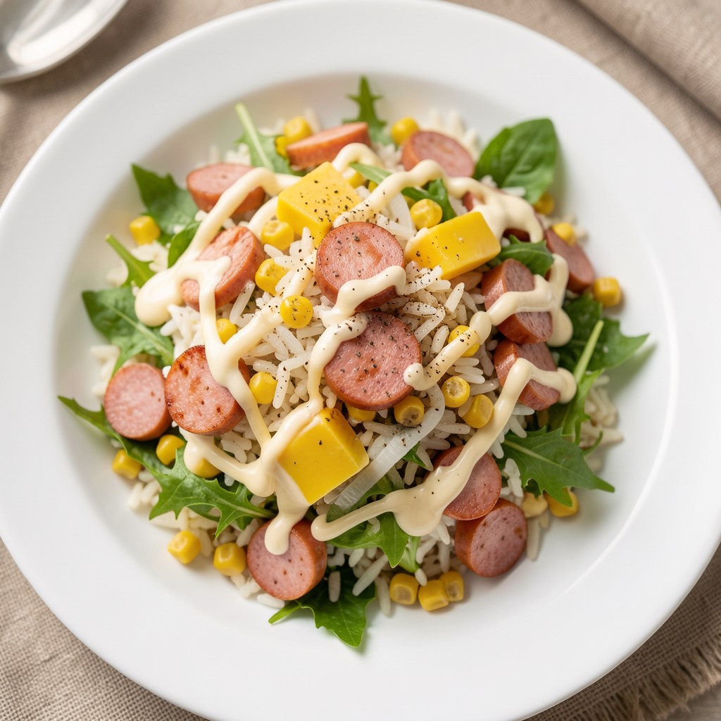 Sałatka ryżowa Pyzy