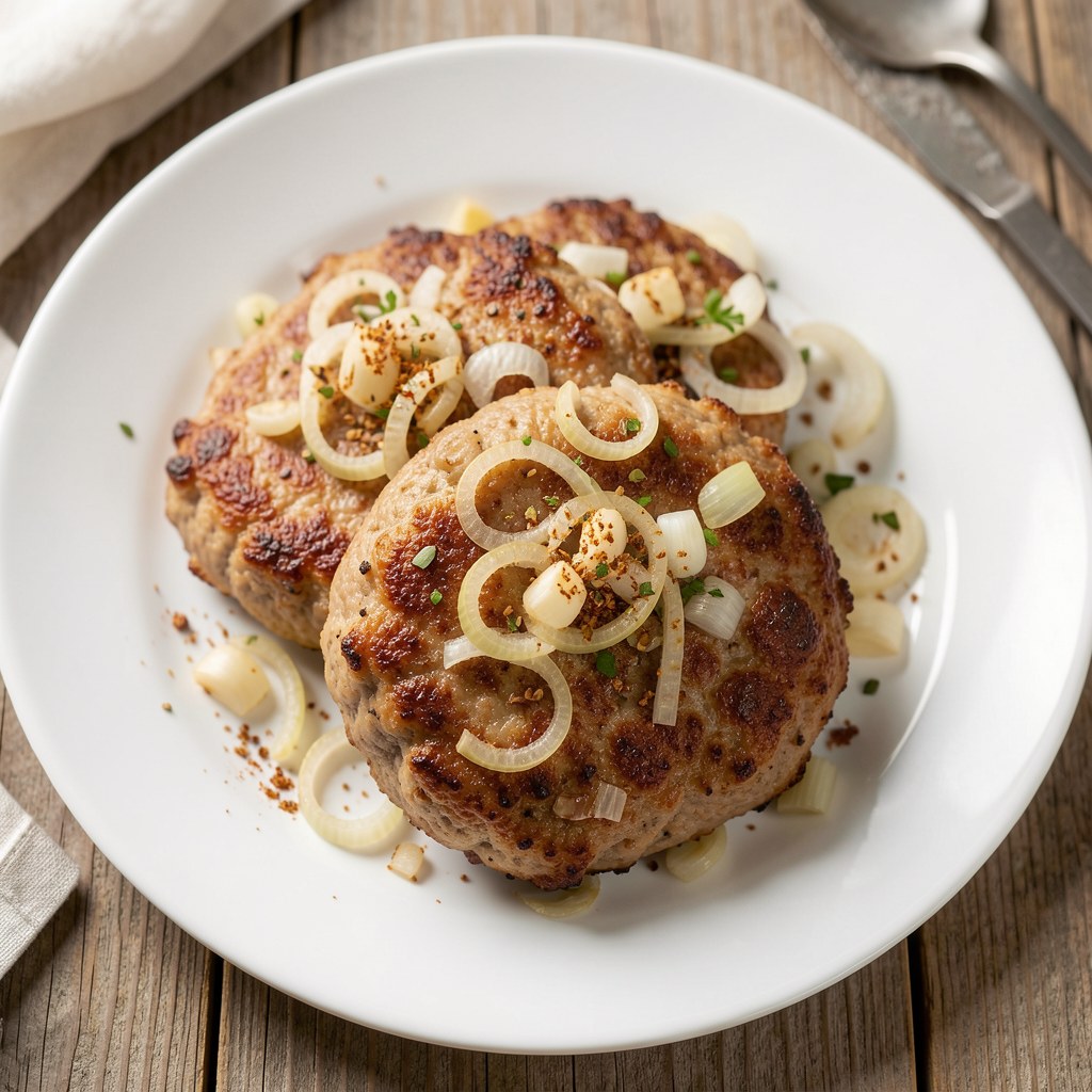 Duszone kotlety z karkówki