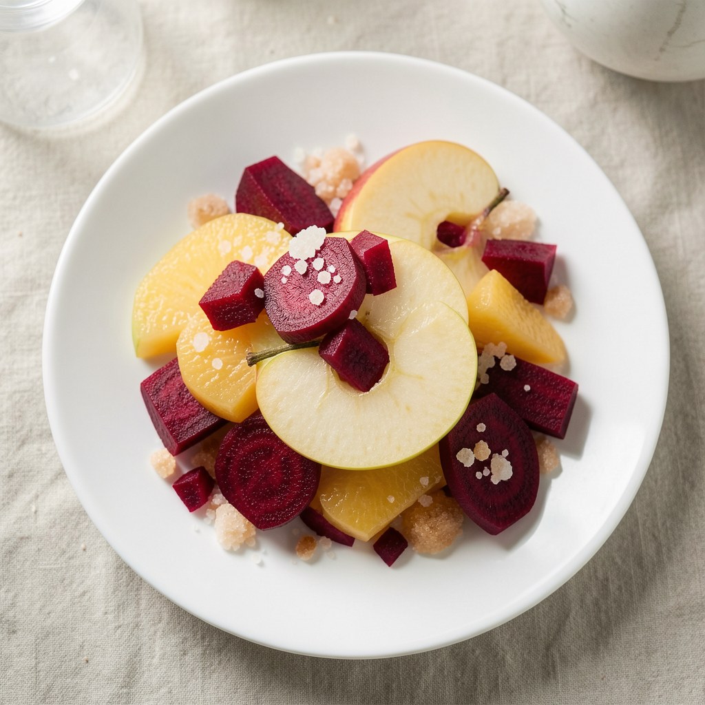 Napój z jabłek i buraków