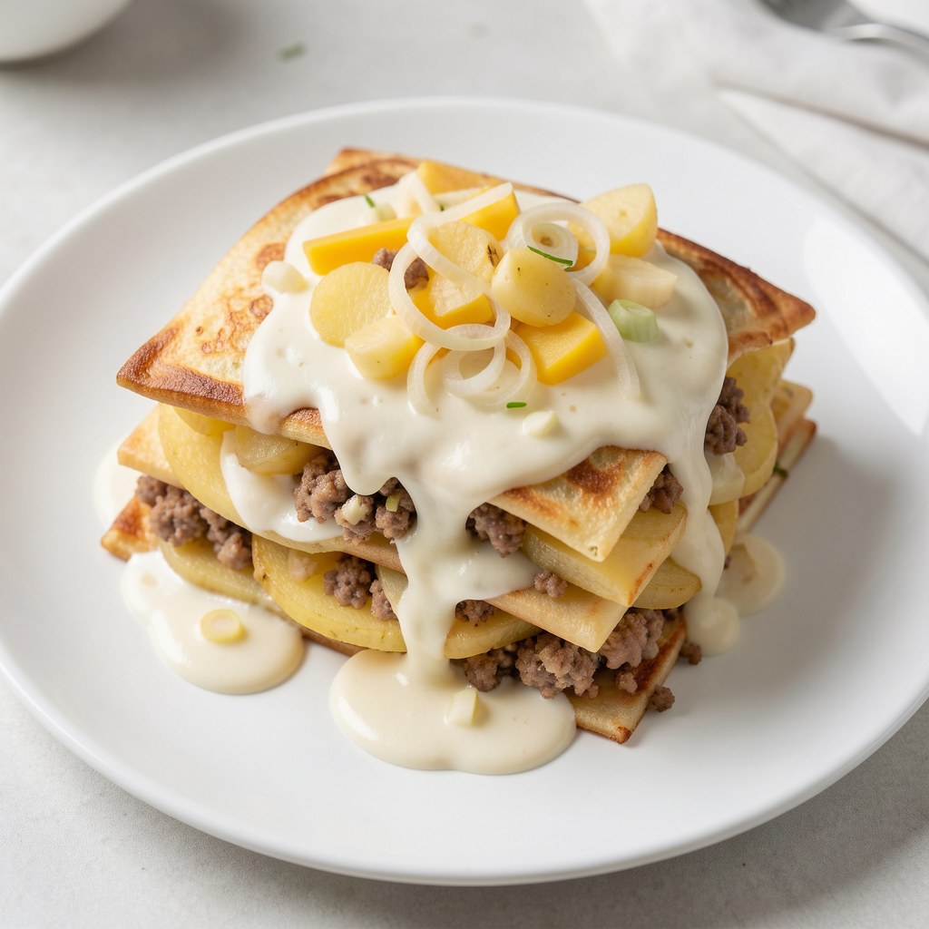 Zapiekanka z mielonym mięsem