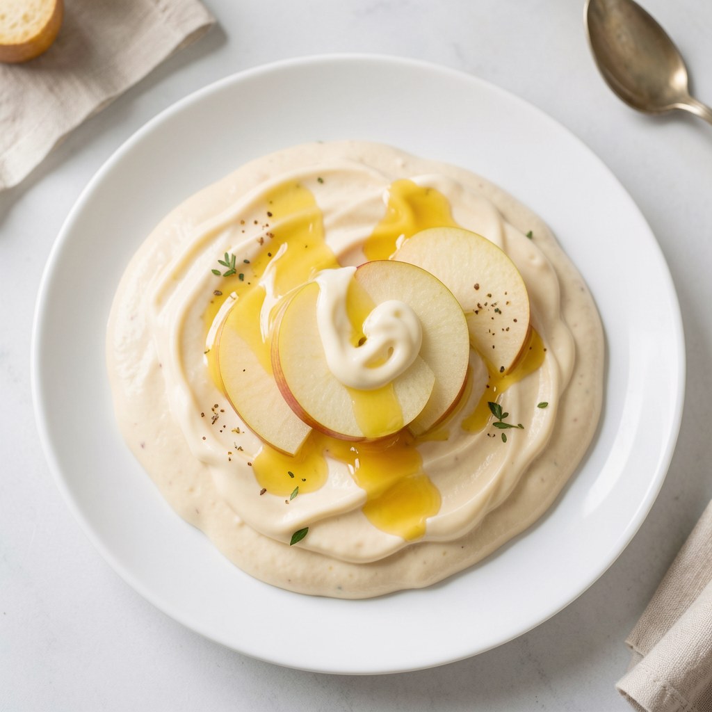 Sos jabłkowo - majonezowy