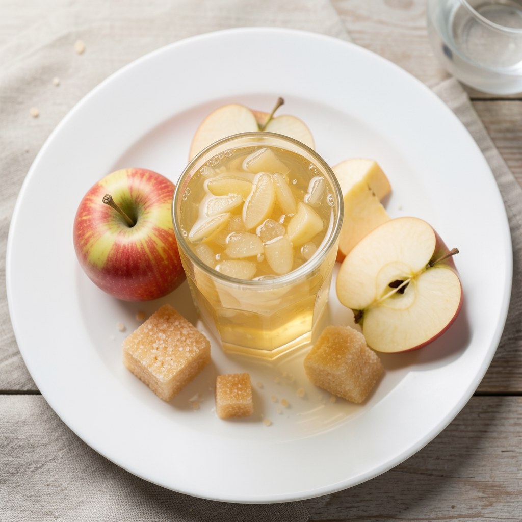 Napój z jabłek i żurawiny