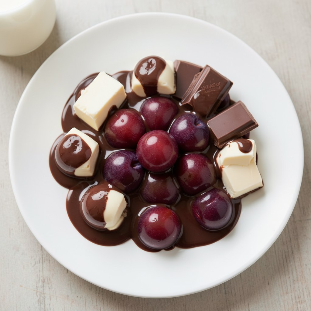Wiśnie w czekoladzie gorzkiej