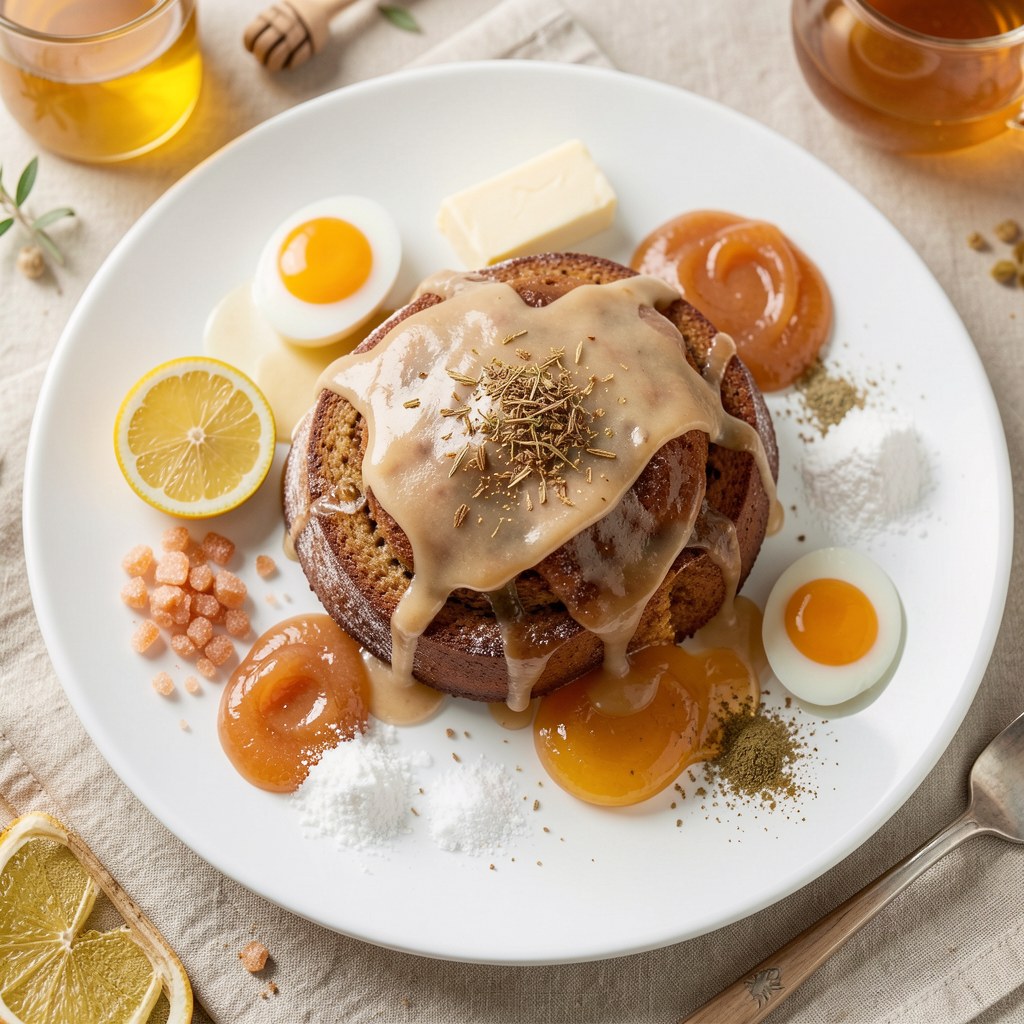 Piernik przekładany marmoladą