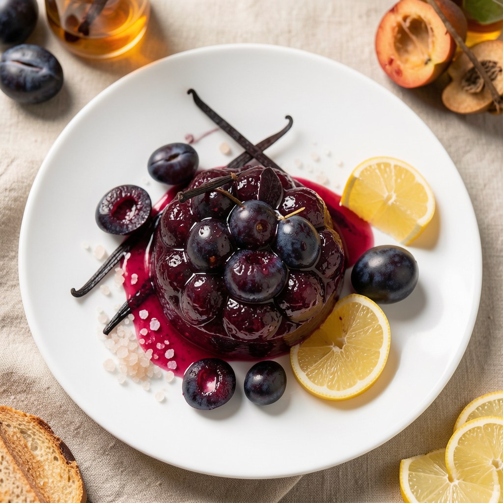 Konfitura ze śliwek w rumie